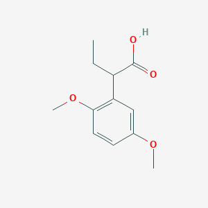 2-(2,5-Dimethoxyphenyl)butanoic acid