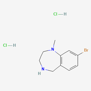 8-bromo-1-methyl-2,3,4,5-tetrahydro-1H-1,4-benzodiazepinedihydrochloride