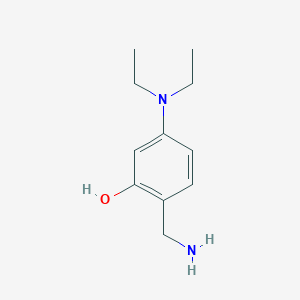 2-(Aminomethyl)-5-(diethylamino)phenol