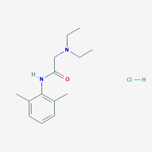 molecular formula C14H22N2O.HCl B000136 Lidocaine hydrochloride CAS No. 73-78-9