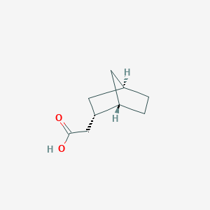 molecular formula C9H14O2 B13600003 rac-2-[(1R,2R,4S)-bicyclo[2.2.1]heptan-2-yl]aceticacid,endo CAS No. 59331-96-3