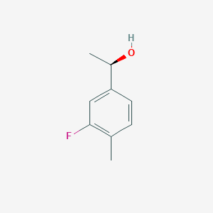 molecular formula C9H11FO B13600005 (R)-1-(3-Fluoro-4-methylphenyl)ethan-1-ol 