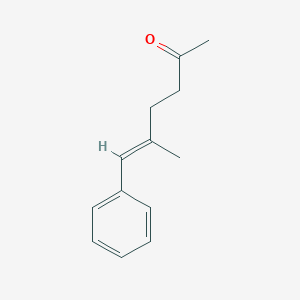 molecular formula C13H16O B13600023 5-Methyl-6-phenylhex-5-en-2-one 