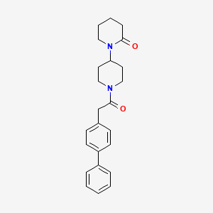 1'-(2-{[1,1'-Biphenyl]-4-yl}acetyl)-[1,4'-bipiperidin]-2-one