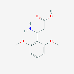 3-Amino-3-(2,6-dimethoxy-phenyl)-propionic acid