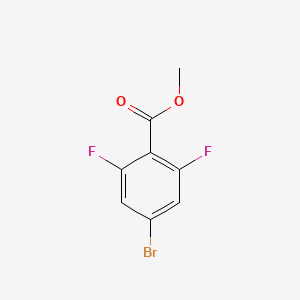 molecular formula C8H5BrF2O2 B1360007 甲基4-溴-2,6-二氟苯甲酸酯 CAS No. 773134-11-5
