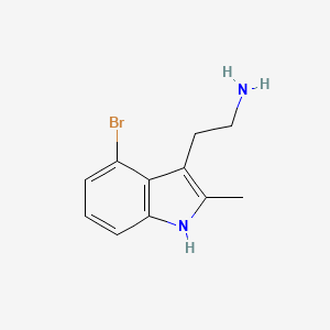 2-(4-bromo-2-methyl-1H-indol-3-yl)ethan-1-amine