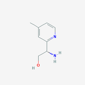 (S)-2-Amino-2-(4-methylpyridin-2-yl)ethan-1-ol