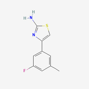 4-(3-Fluoro-5-methylphenyl)thiazol-2-amine