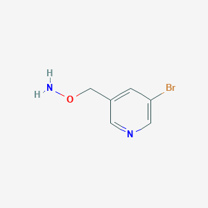 O-((5-Bromopyridin-3-yl)methyl)hydroxylamine