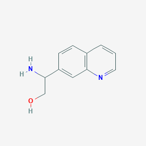 2-Amino-2-(quinolin-7-yl)ethan-1-ol