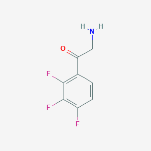 2-Amino-1-(2,3,4-trifluorophenyl)ethan-1-one