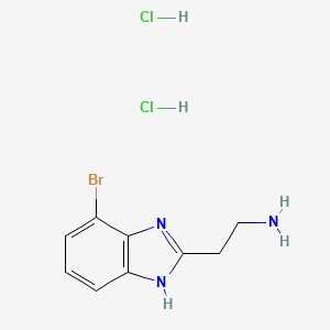 2-(4-bromo-1H-1,3-benzodiazol-2-yl)ethan-1-amine dihydrochloride