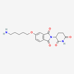 5-(5-Aminopentoxy)-2-(2,6-dioxo-3-piperidyl)isoindoline-1,3-dione