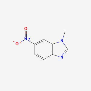 molecular formula C8H7N3O2 B1360024 1-甲基-6-硝基苯并咪唑 CAS No. 5381-79-3