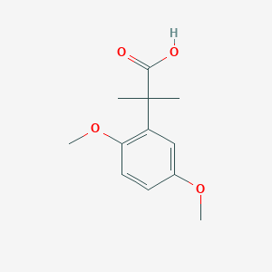 2-(2,5-Dimethoxyphenyl)-2-methylpropanoic acid