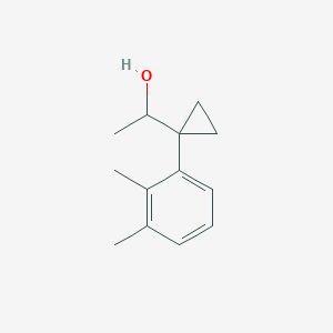 1-[1-(2,3-Dimethylphenyl)cyclopropyl]ethan-1-ol