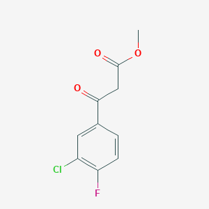 Methyl 3-(3-chloro-4-fluorophenyl)-3-oxopropanoate