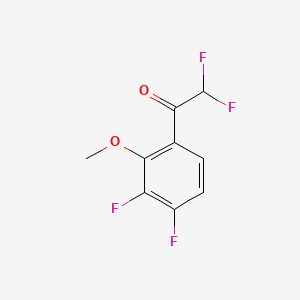 1-(3,4-Difluoro-2-methoxyphenyl)-2,2-difluoroethan-1-one