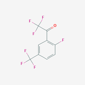 2,2,2-Trifluoro-1-[2-fluoro-5-(trifluoromethyl)phenyl]ethan-1-one