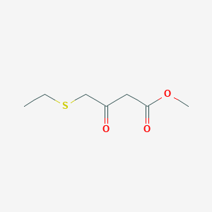 gamma-Ethylmercaptoacetoacetic acid methyl ester