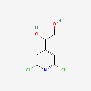 1-(2,6-Dichloropyridin-4-yl)ethane-1,2-diol