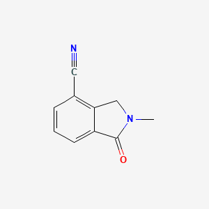 2-methyl-1-oxo-2,3-dihydro-1H-isoindole-4-carbonitrile