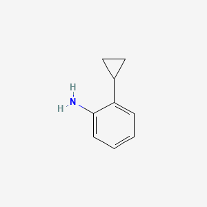 molecular formula C9H11N B1360045 2-环丙基苯胺 CAS No. 3158-73-4