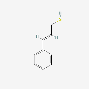 molecular formula C9H10S B13600464 3-Phenylprop-2-ene-1-thiol 