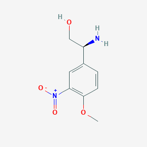 (s)-2-Amino-2-(4-methoxy-3-nitrophenyl)ethan-1-ol