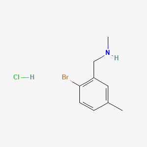 [(2-Bromo-5-methylphenyl)methyl](methyl)aminehydrochloride