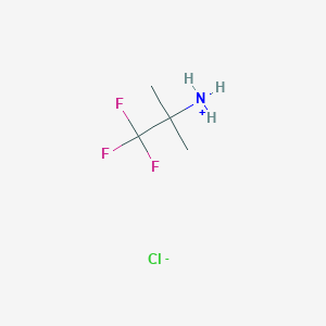 molecular formula C4H9ClF3N B136005 1,1,1-三氟-2-甲基丙烷-2-胺盐酸盐 CAS No. 174886-04-5