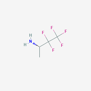 (2S)-3,3,4,4,4-pentafluorobutan-2-amine