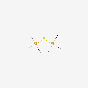 molecular formula C6H18SSi2 B1360051 六甲基二硅硫烷 CAS No. 3385-94-2