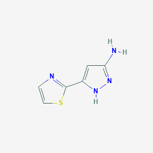 3-Amino-5-(2-thiazolyl)-1H-pyrazole