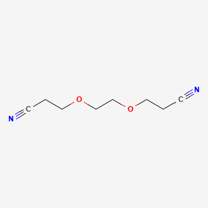 molecular formula C8H12N2O2 B1360052 1,2-双(2-氰乙氧基)乙烷 CAS No. 3386-87-6