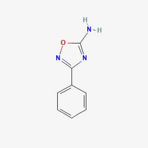 molecular formula C8H7N3O B1360055 3-苯基-1,2,4-噁二唑-5-胺 CAS No. 3663-37-4