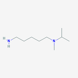 molecular formula C9H22N2 B13600587 n1-Isopropyl-n1-methylpentane-1,5-diamine 