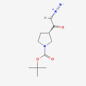 tert-butyl(3S)-3-(2-diazoacetyl)pyrrolidine-1-carboxylate