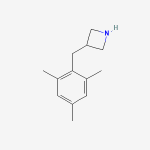 3-[(2,4,6-Trimethylphenyl)methyl]azetidine