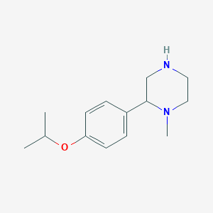 2-(4-Isopropoxyphenyl)-1-methylpiperazine