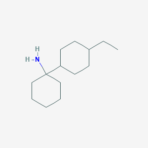 4'-Ethyl-[1,1'-bi(cyclohexan)]-1-amine