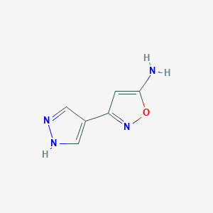 3-(1h-Pyrazol-4-yl)isoxazol-5-amine