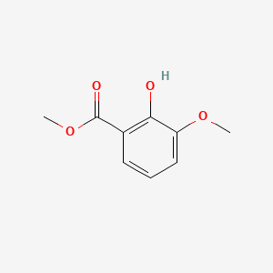 molecular formula C9H10O4 B1360069 甲基3-甲氧基水杨酸酯 CAS No. 6342-70-7