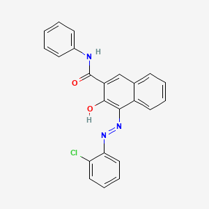 B1360073 2-Naphthalenecarboxamide, 4-[(2-chlorophenyl)azo]-3-hydroxy-N-phenyl- CAS No. 6410-26-0