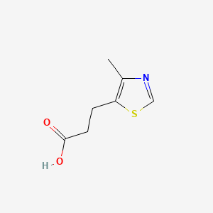 molecular formula C7H9NO2S B1360075 4-甲基噻唑-5-丙酸 CAS No. 6469-32-5