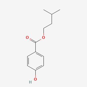 molecular formula C12H16O3 B1360076 异戊基4-羟基苯甲酸酯 CAS No. 6521-30-8