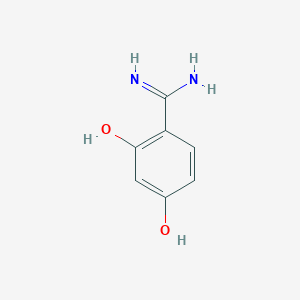 molecular formula C7H8N2O2 B13600783 2,4-Dihydroxybenzamidine CAS No. 779278-95-4