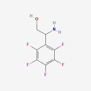 2-Amino-2-(pentafluorophenyl)ethan-1-ol