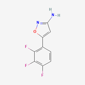 5-(2,3,4-Trifluorophenyl)isoxazol-3-amine